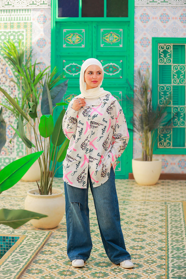 شميز نسائي أنيق من الستان الناعم