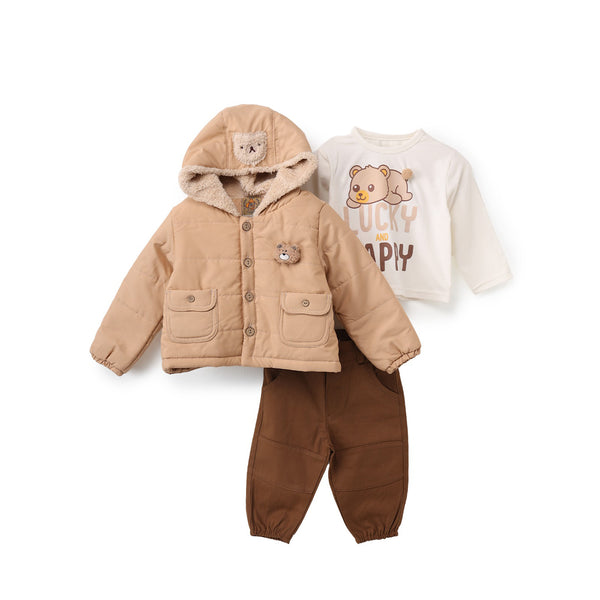 طقم أولادى مكوّن من 3 قطع أنيقة وعملية