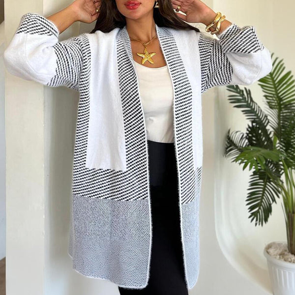 كارديجان تريكو مقلم