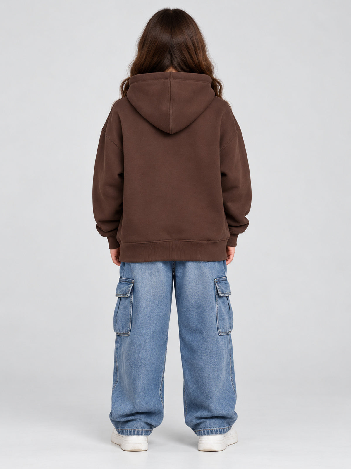 هودي بناتي 706071 - Brown - خلفي