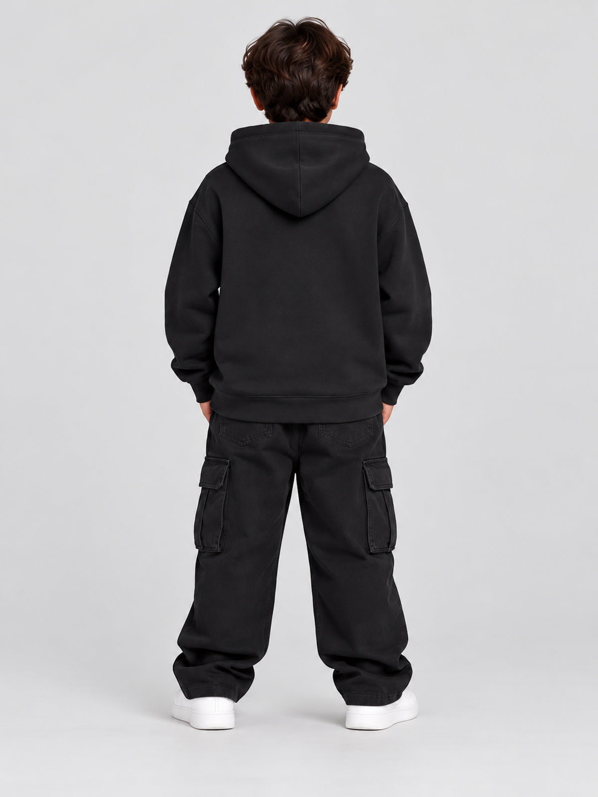 هودي أولادي 706072 - Black - خلفي