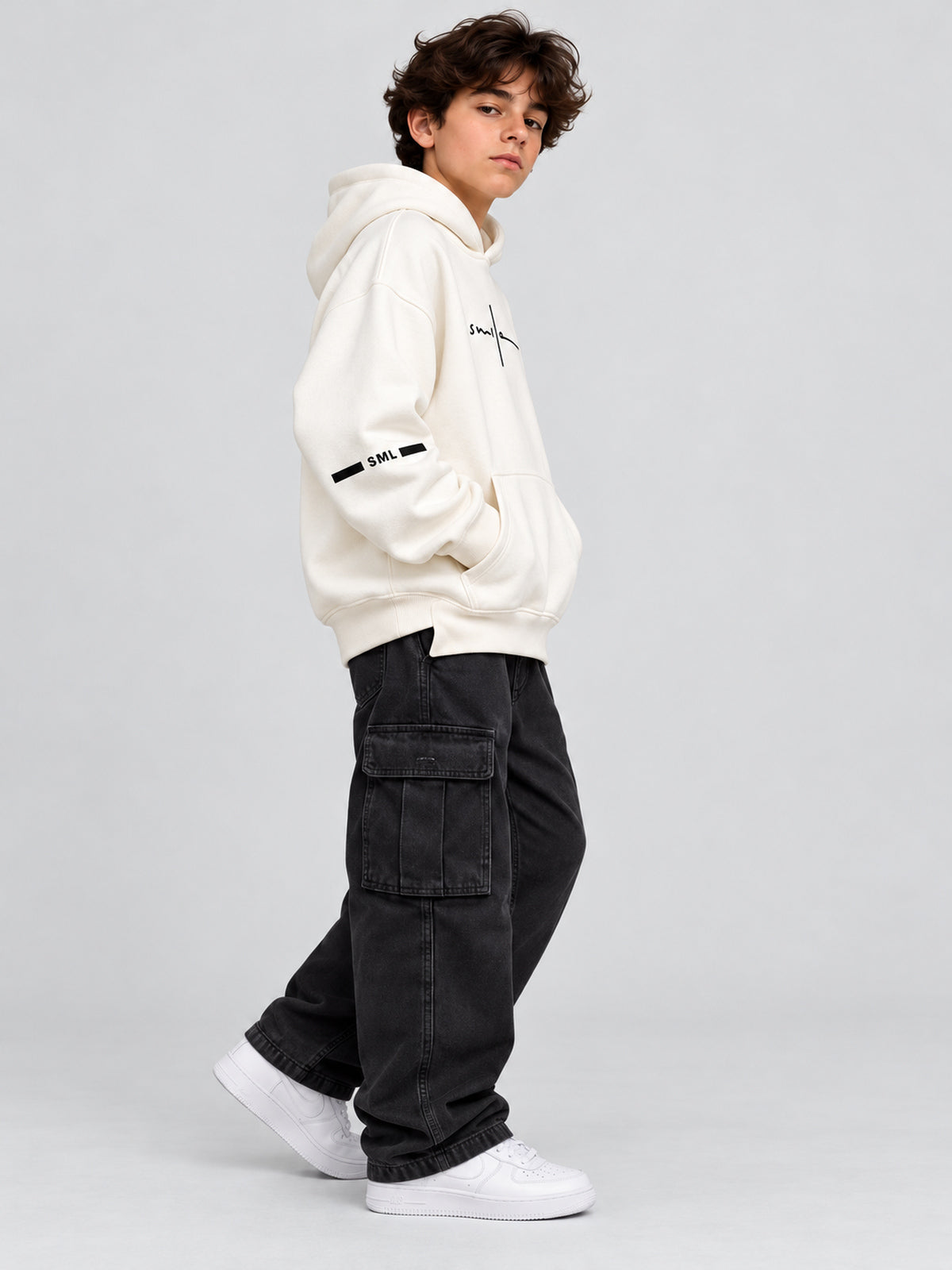 هودي أولادي 706072 - Off-White - جانبي